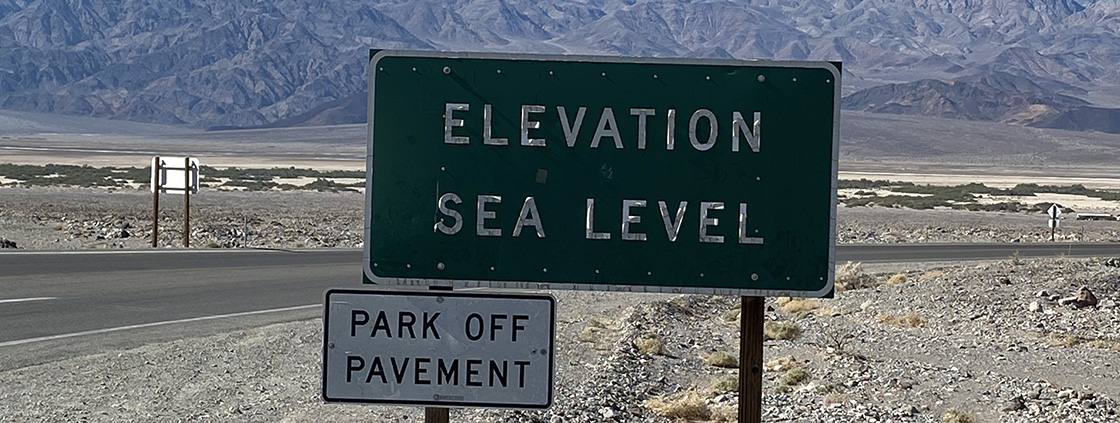 Sea Level in Death Valley